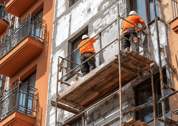 lavori edili in esterna, opere murarie con impresa giacone a varese e provincia