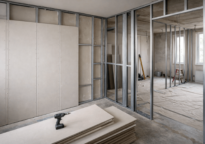 pareti in carton gesso a varese con impresa edile giacone