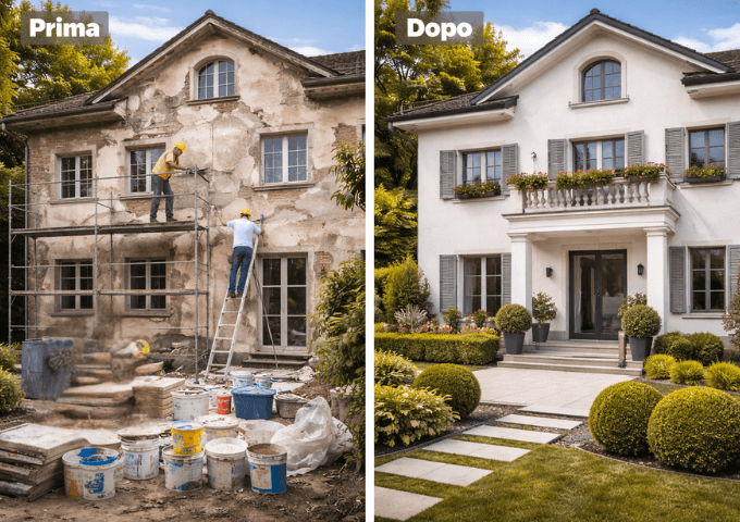 rifacimento facciate a varese, un lavoro che l'Impresa edile Giacone conosce molto bene epropone con professionalità