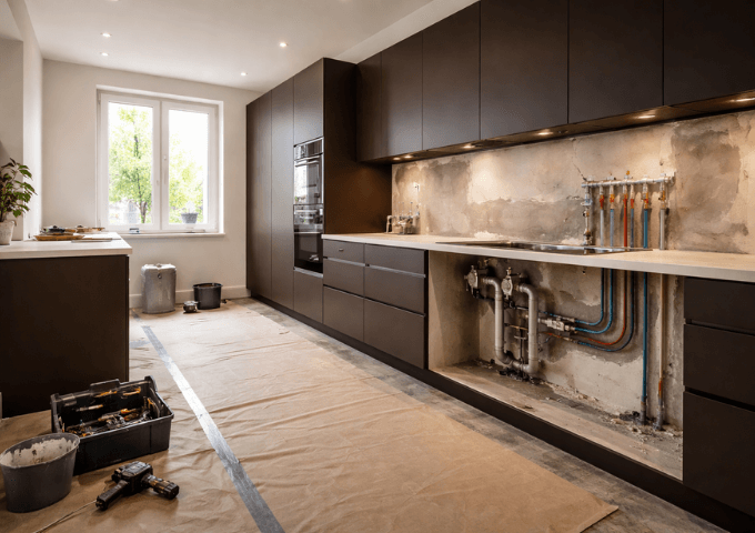 rifacimento impianti gas e tubi per cucina a varese. impresa edile giacone