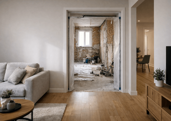 ristrutturare parzialmente casa a varese, senza danneggiare altri locali